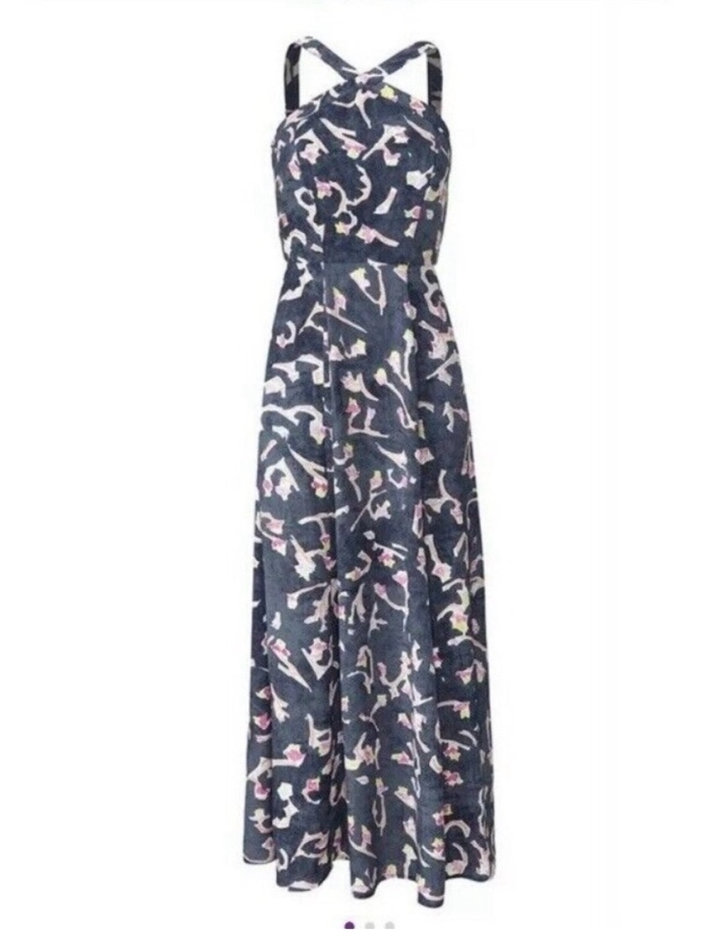 Cabi Aurora Maxi Dress size 4 style #5269 Paradise Print vacay resort